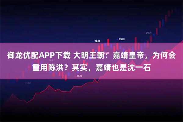 御龙优配APP下载 大明王朝：嘉靖皇帝，为何会重用陈洪？其实，嘉靖也是沈一石